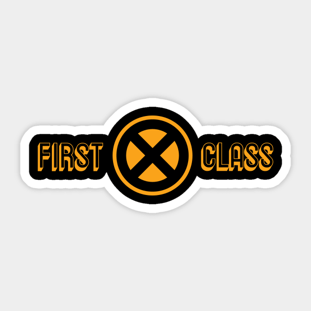 First Class Sticker by tsomid